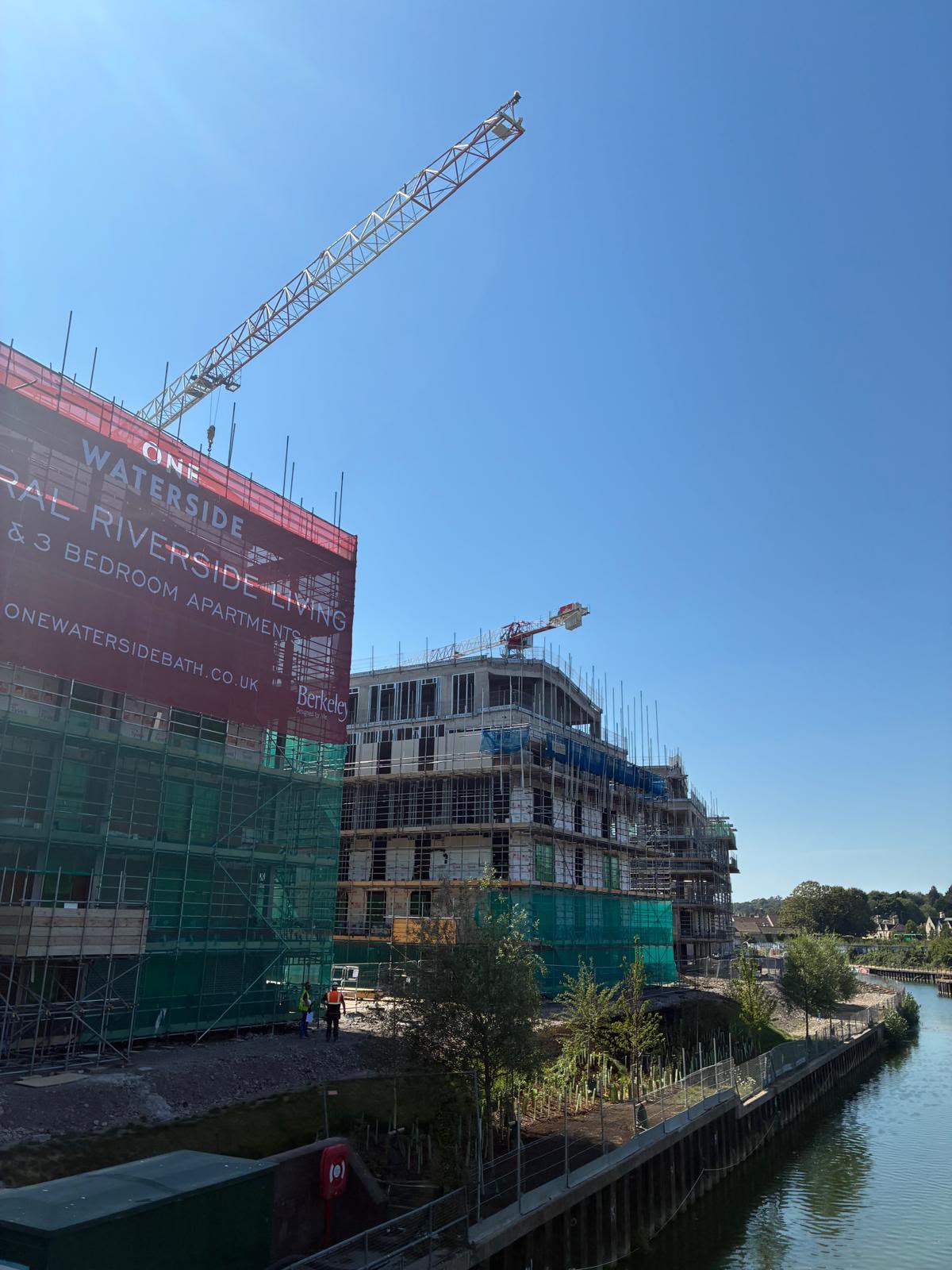 One Waterside Bath construction progress, Poplar and Birch House, 2026